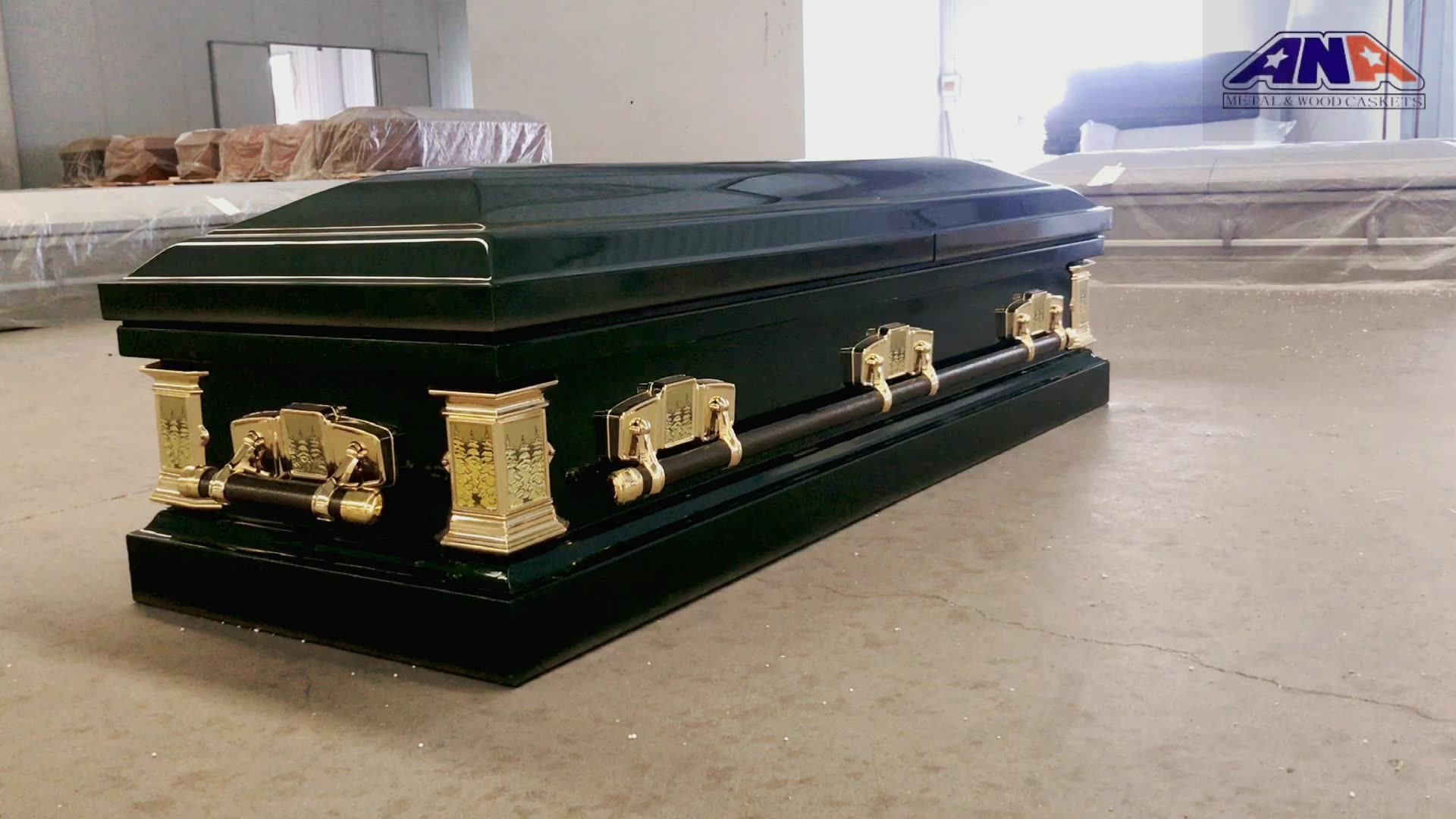 Ana Funeral Accessories Dome American Style Green Interior Lining 18 Ga