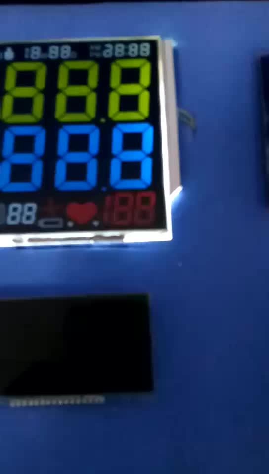 Transparent Custom Digit Segment Lcd Panel High Transmissive Flexible