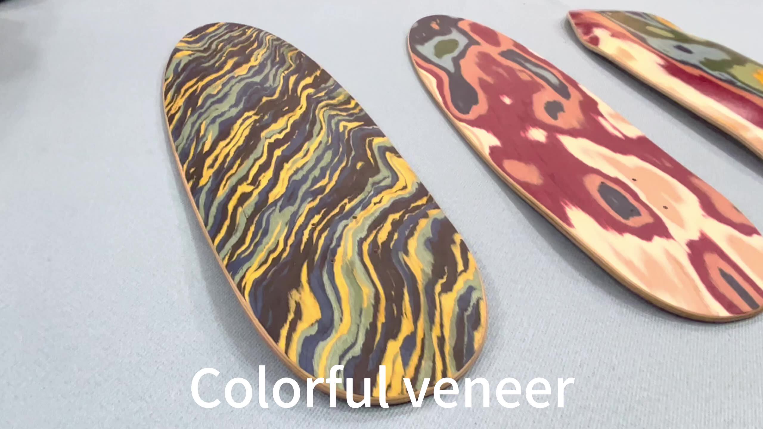Surfskate Shape Deck Planche Skate Skateboard Fiberglass Top Layer 34