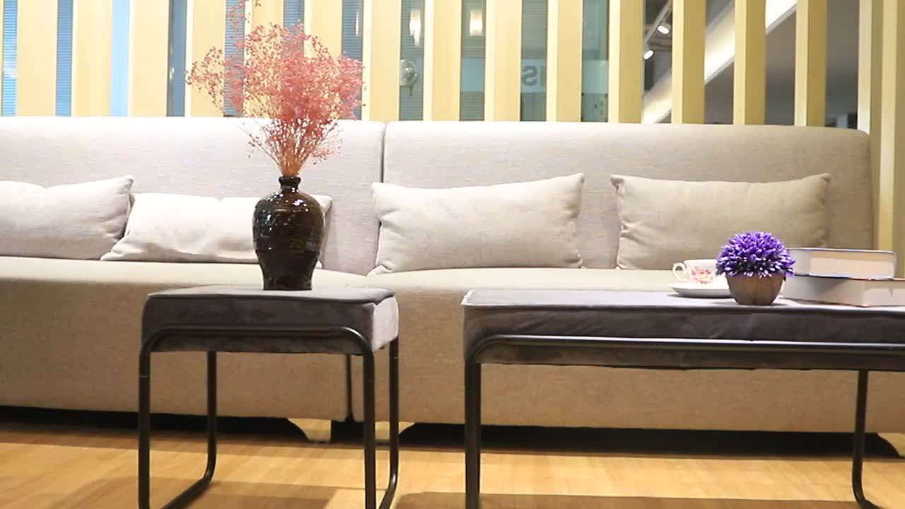 Hstex Living Room Chair Furniture Stool Round Shape Sofa Ottoman Gold