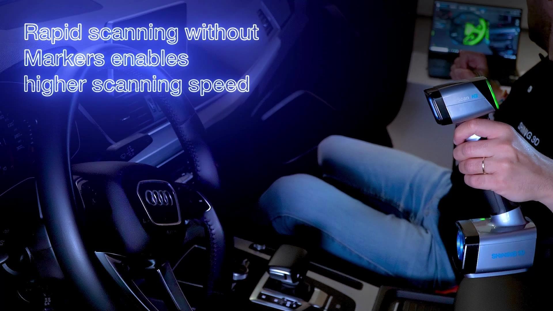 3d Scan Laser Scanner Einscan Hx Handheld Scanner For Engineering