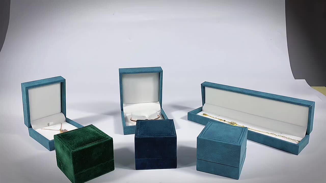 Wholesale Luxury Jewellery Box Packaging Custom Velvet Jewelry