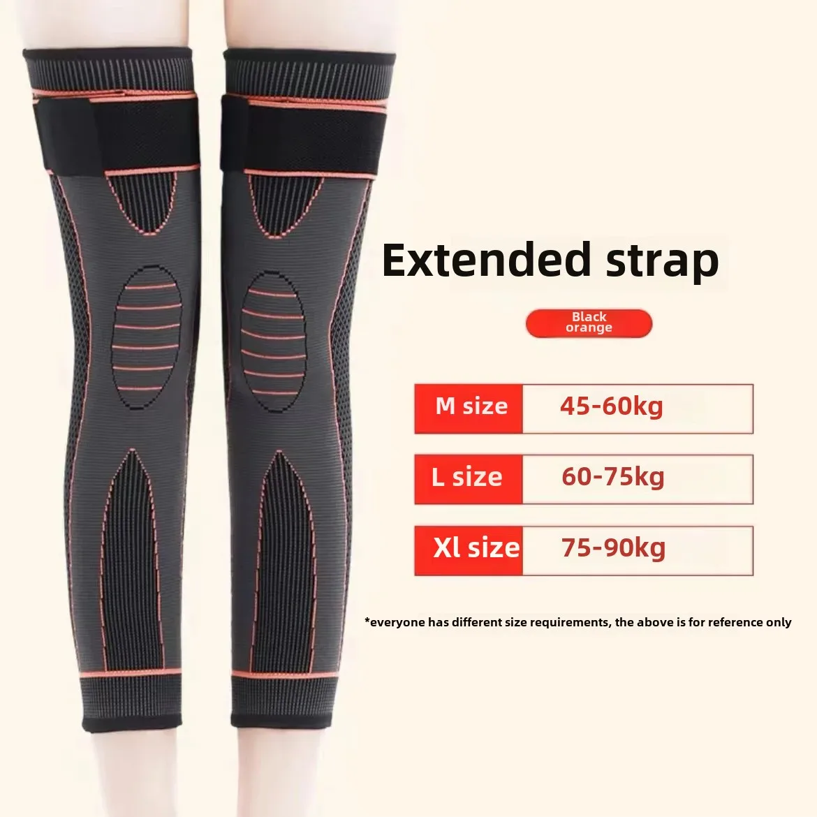 RIZI [50CM long] self-heating warm knee thickness