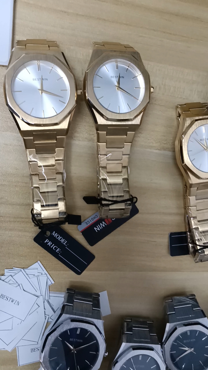 Bestwin 812 New Arrival Stylish Mens Quartz Watch Latest Steel Strap ...