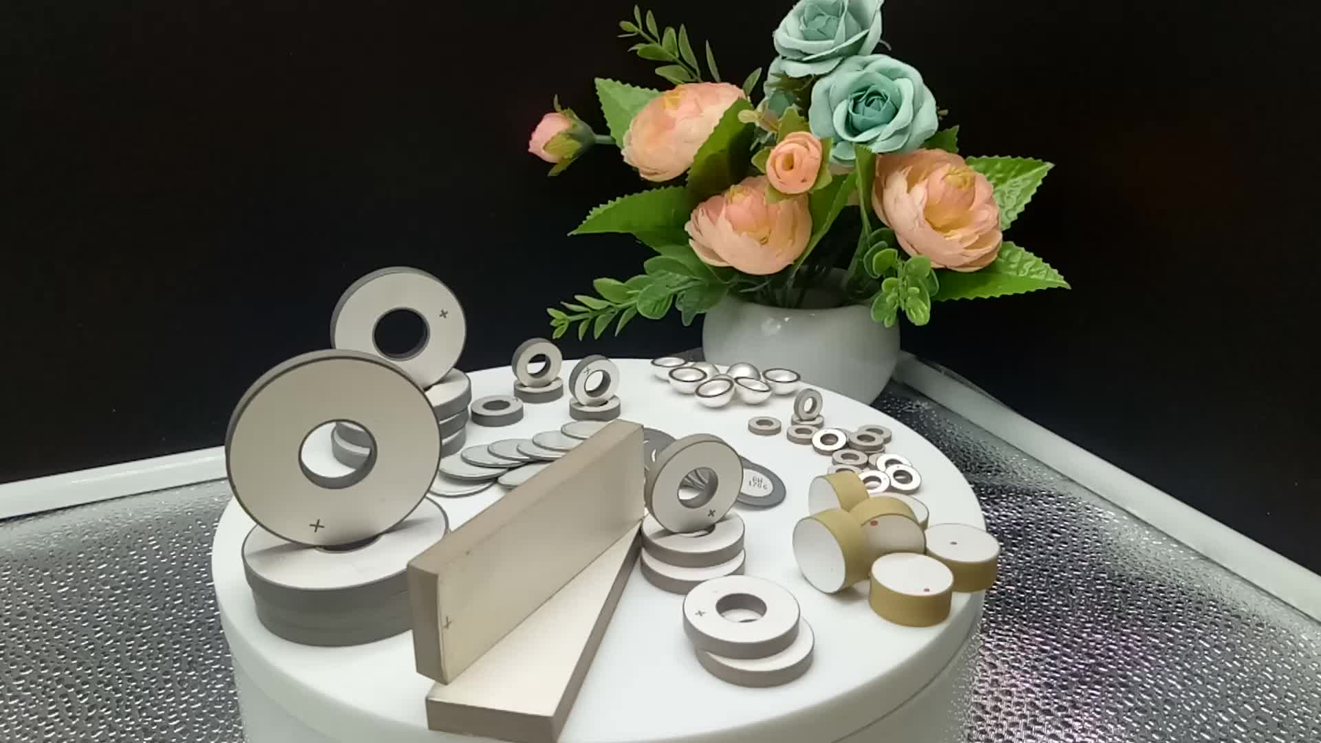 Qxltrasonic 10mm Ultrasonic Transducer 1 Mhz Piezoelectric Crystals