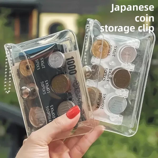 Japanese Coin Storage Box Change Storage Bag Yen Coin Holder Travel Good Coin Rack Storage Bag Coin Box