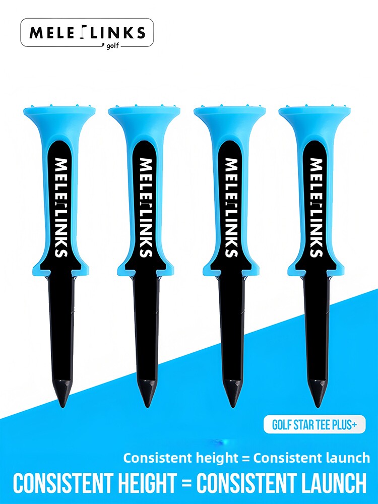Mele Links Meile Golf Star Limited Edition Tee Stable and Durable Low Resistance Plastic Ball Holder