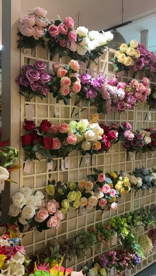 Single Big Artificial Flowers Roses For Artificial Flower Hotel
