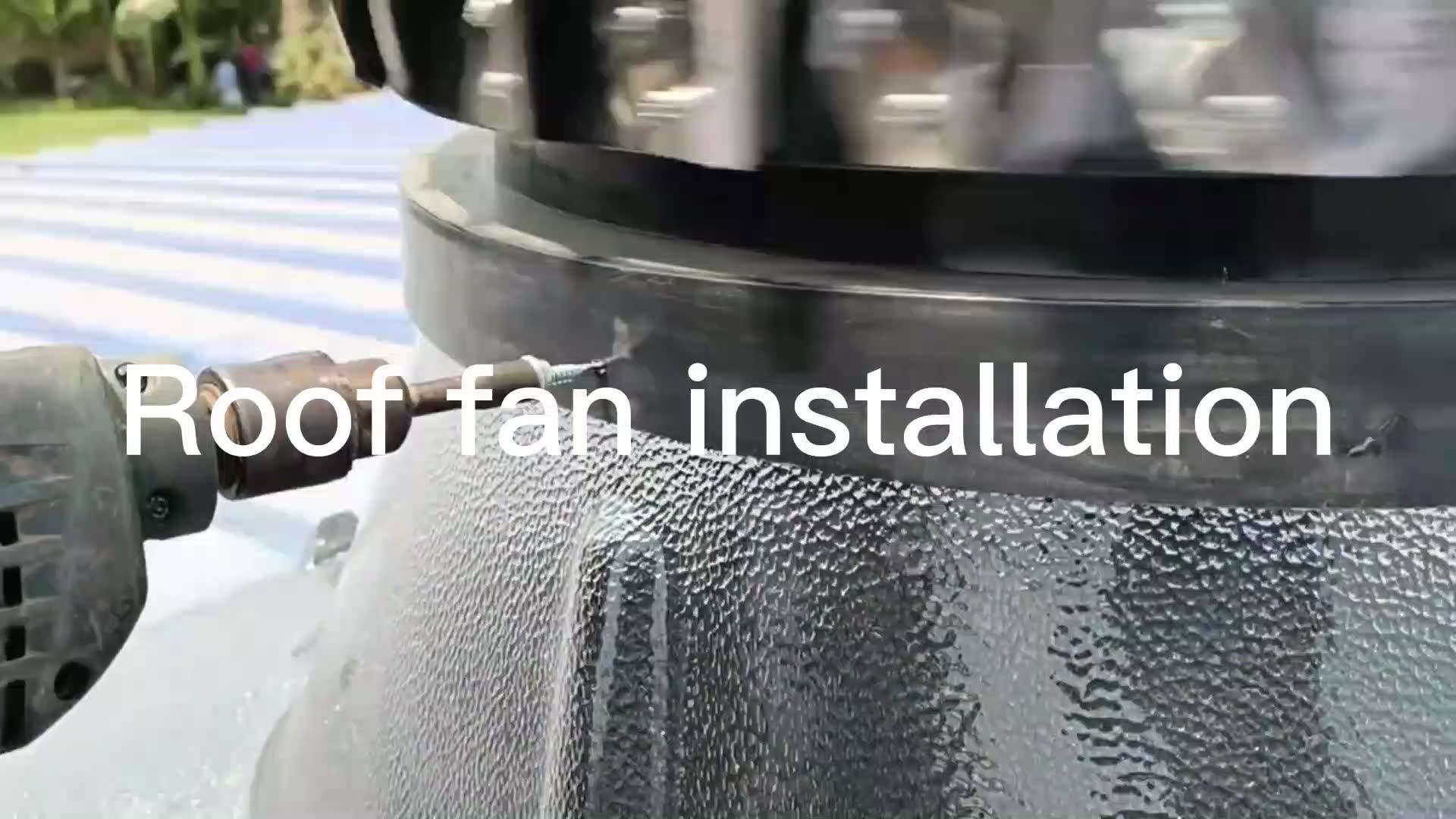 Industrial Roof Top 10 Inch Ventilation Mounted Without Power Wind Ventilation Roof Food Truck