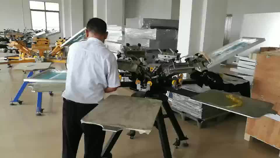 Ns401 Silk Screen Printing Machine Rotary Head Table Printing Machine