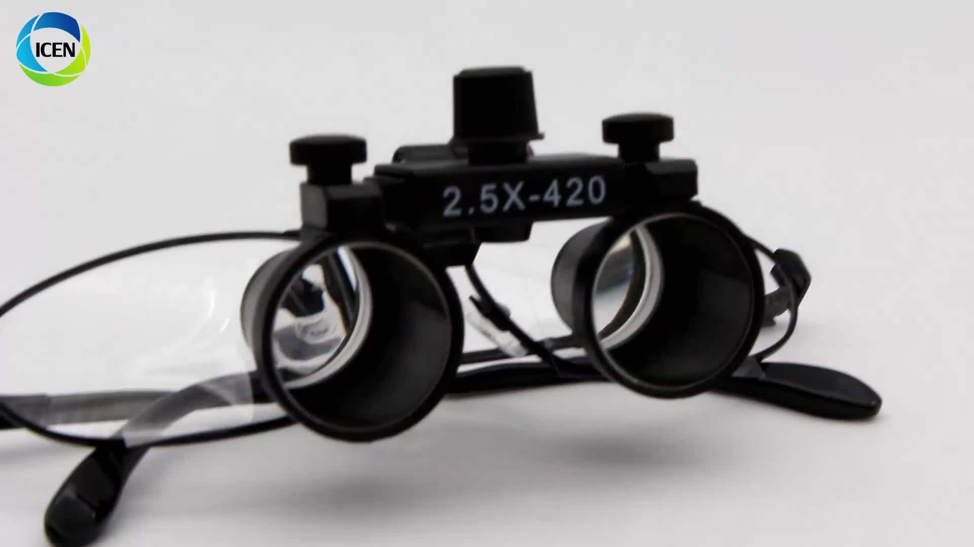 Ini078 Surgical Headlight Magnifier Magnifying Glasses Dental And