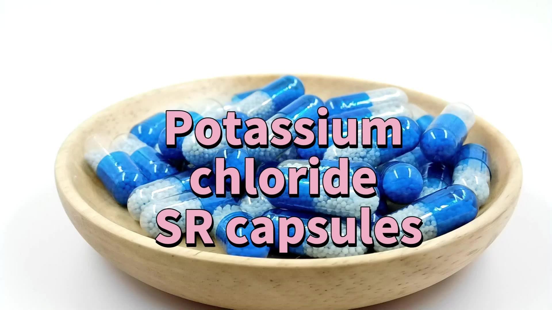 Potassium Supplement Capsules Potassium Chloride Sr Capsules Supports