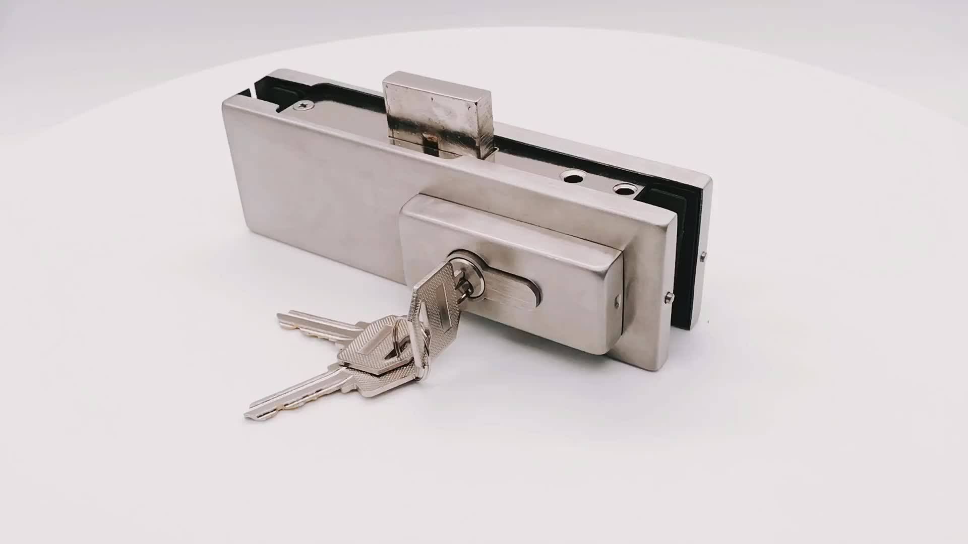 Factory Sale Glass Door Clamp Patch Fitting Lock Buy Top Lock Patch