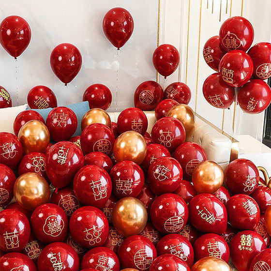 包邮气球网红ins儿童生日汽球装饰场景布置七夕结婚飞天火箭气球