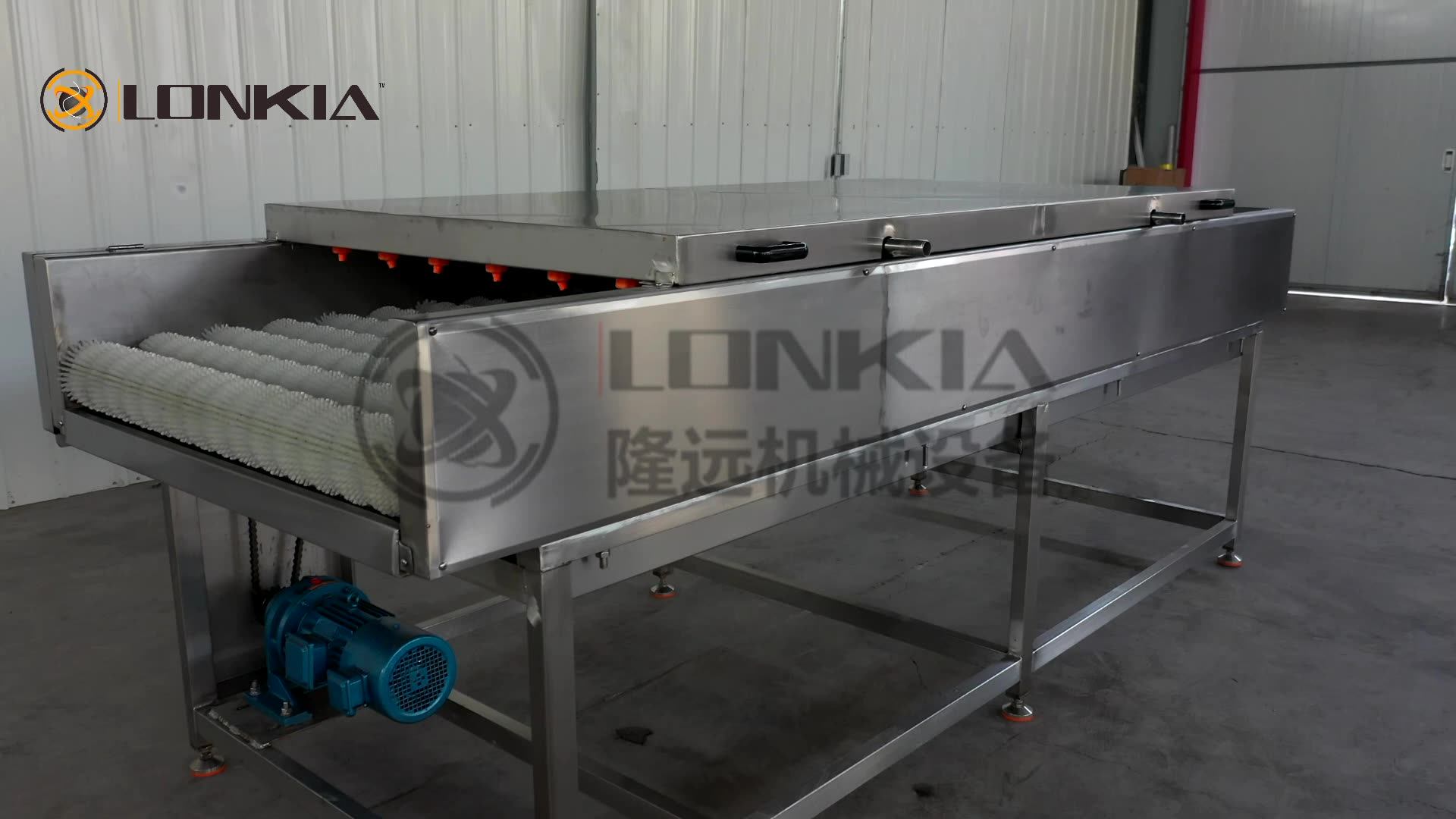 Lonkia土豆生姜清洗机刷辊土豆姜黄山药刷辊清洗去皮机