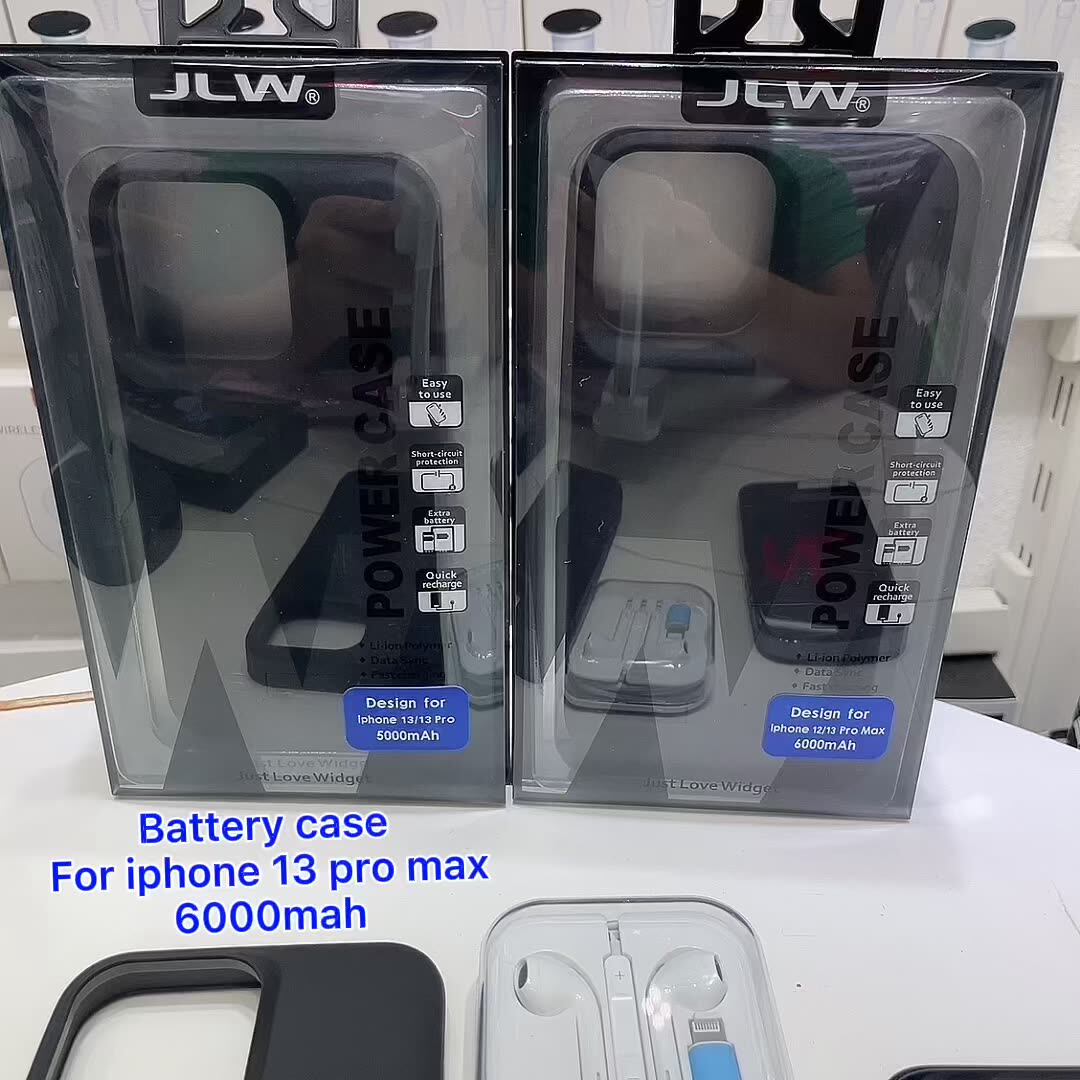 充電式拡張バッテリー充電器ケースiPhone 13 13 pro用大容量5000mhaTPU