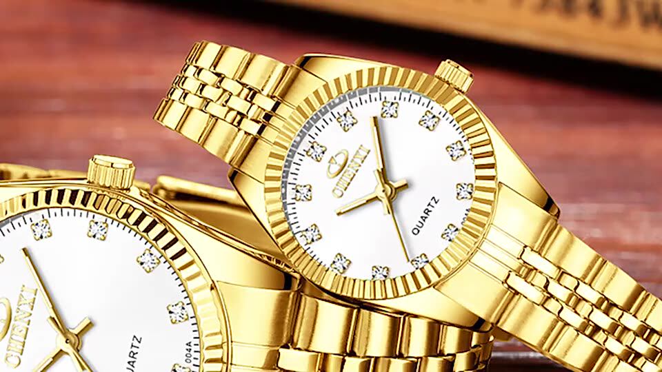 Chenxi 004A Couple Japan Watch Stainless Steel Hand Watch