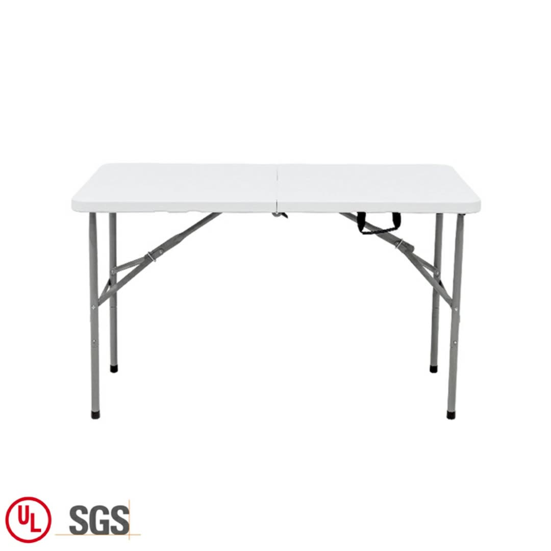 Wholesale Design 4ft Foldin Half Outdoor Plastic Metal Folding Dining