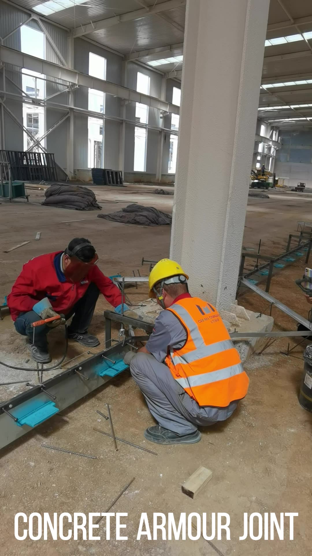 Galvanized Armoured Joint Transflex Tile Expansion Concrete Armour