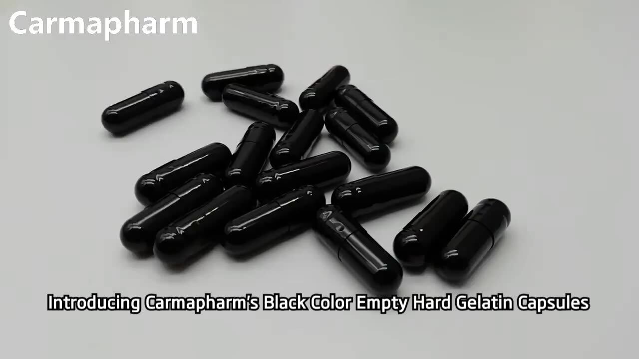 Black Empty Hard Gelatin Capsules Size 000, 00, 0, 1, 2, 3, 4, 5 