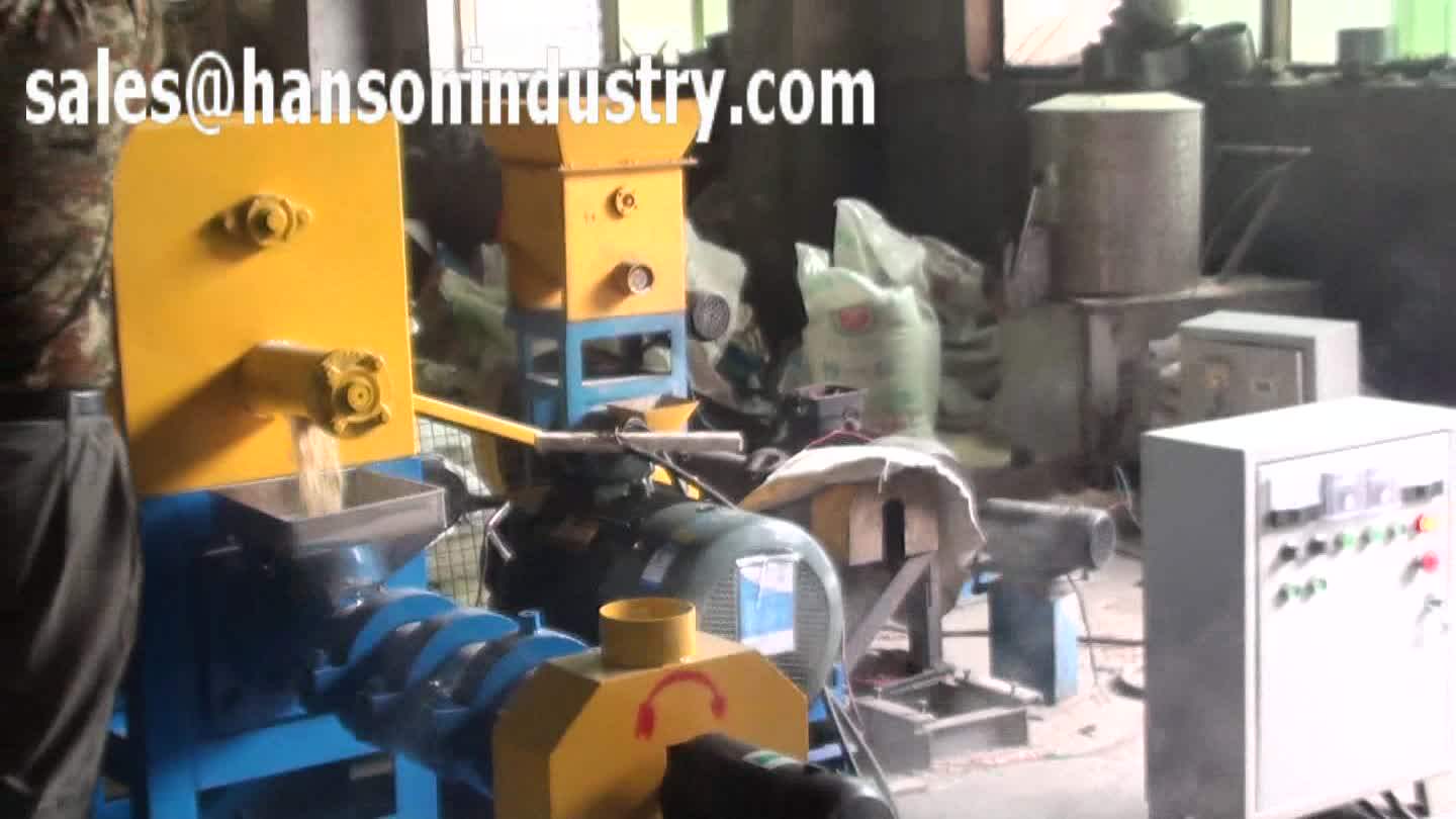 Floating Fish Feed Pellet Machine Extruder Aqua Feed Plant For Sale