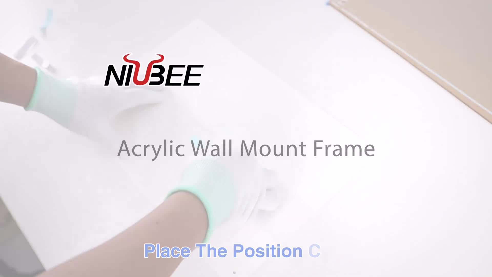 Transparent Wall Mounted Acrylic Picture Frames 8x10 Photo Frames With