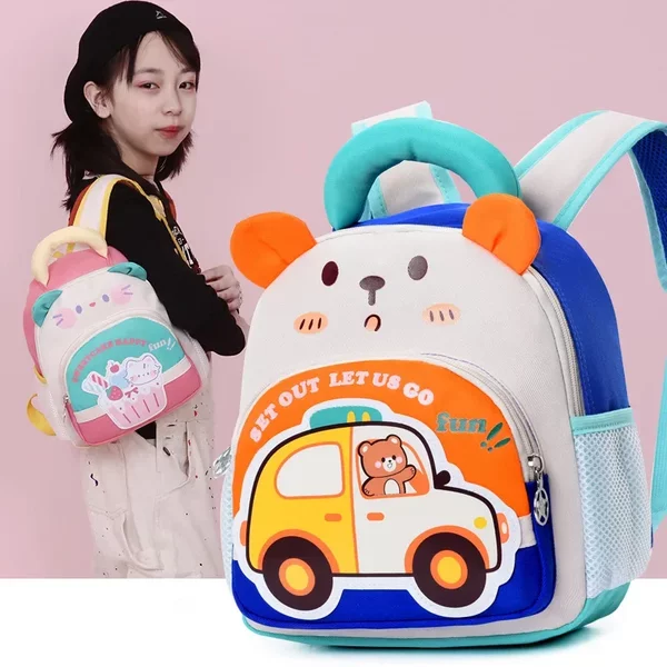 New Boys and Girls Kindergarten Backpack 3-6 Years Old Children Cartoon Large Capacity Schoolbag for Primary School Students Cross-border Backpack