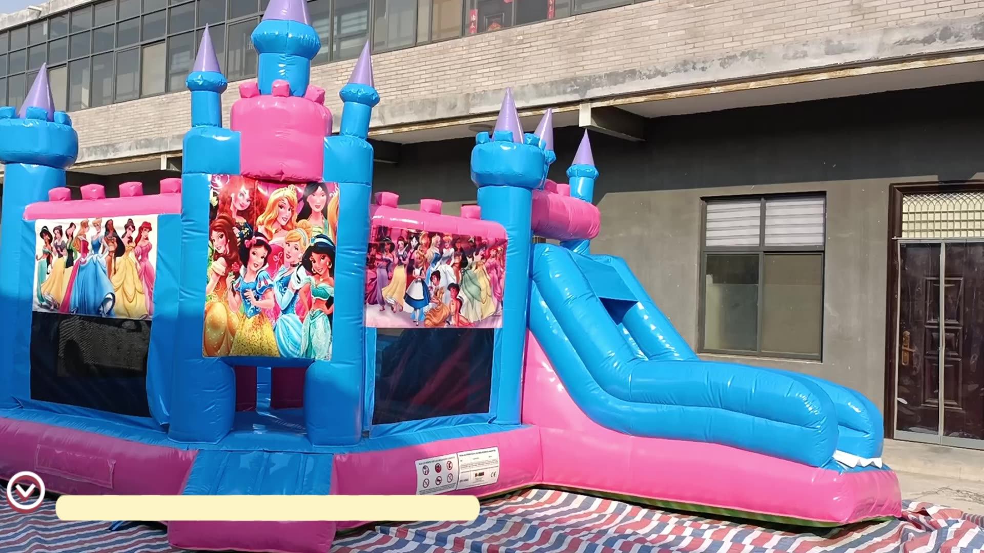 Princess Bouncer Pink Pop Gorilla House For Wedding Party Inflatable