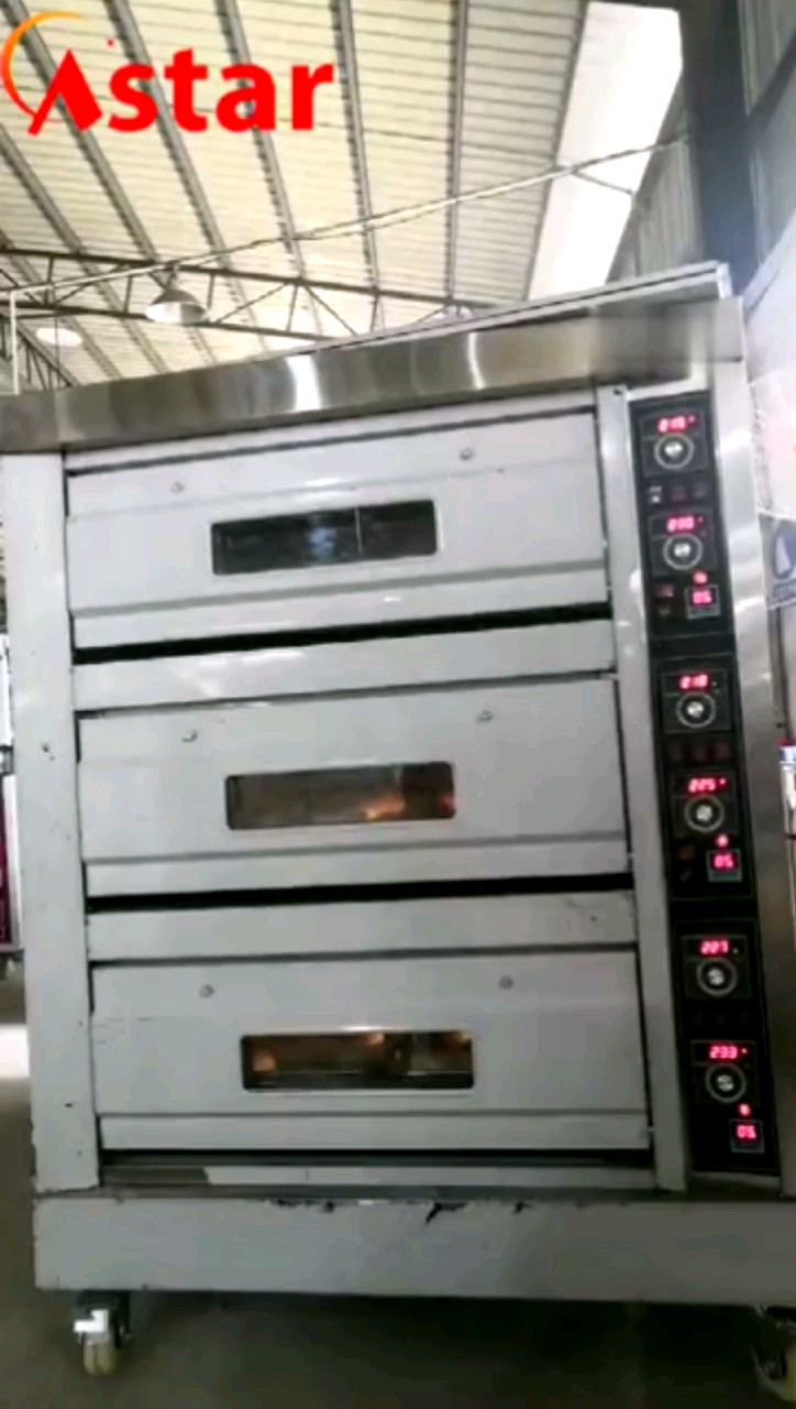 Hot Sale Used Bakery Gas Oven For Double Deck 4 Trays Baking Oven Buy