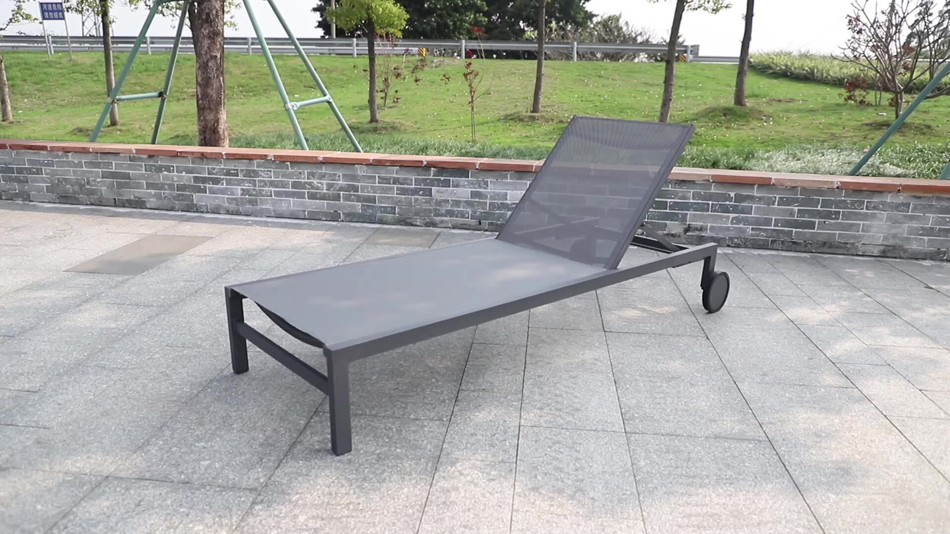 Double Rattan Chaise Lounge Swimming Pool Beach Chair Daybed For Out