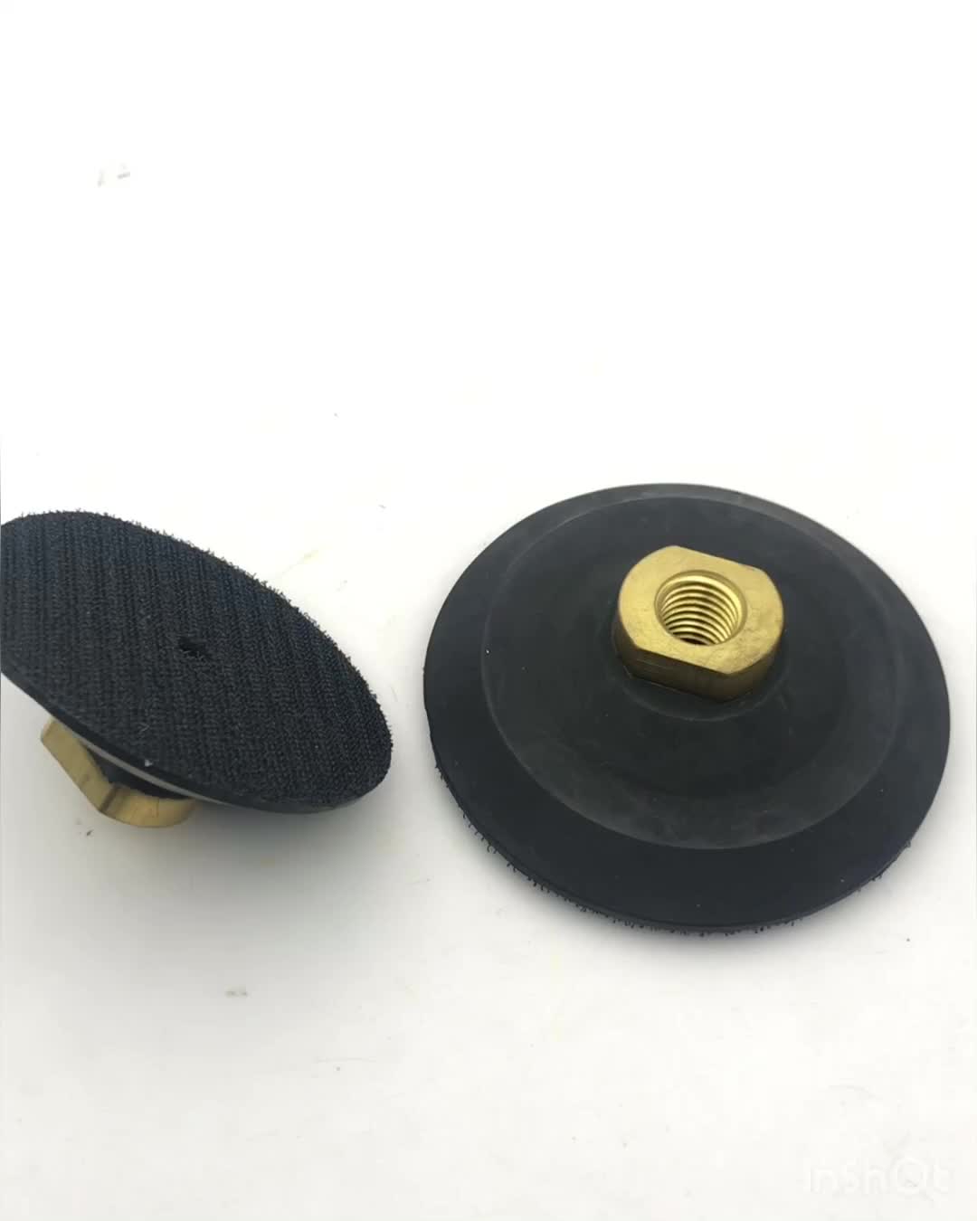 Flexible Rubber Backing Pad With Hook And Loop Fastener Buy Abrasive