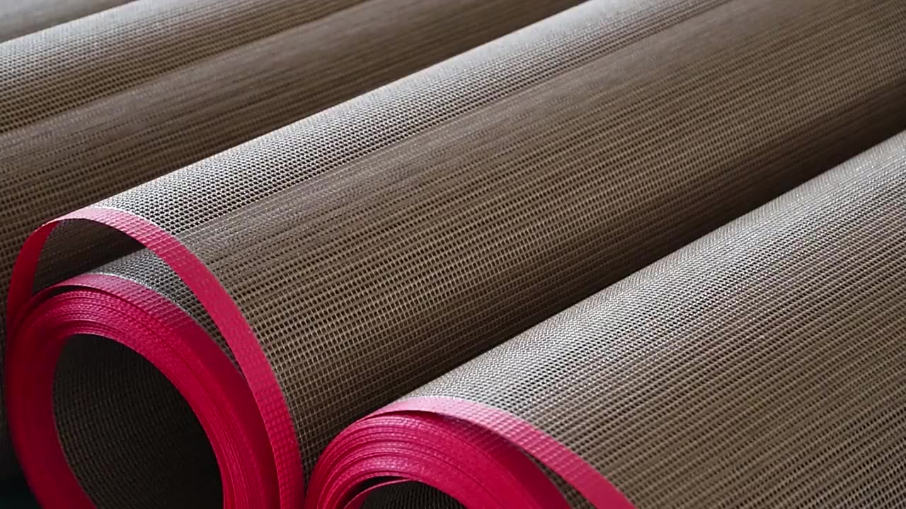 6004ptfe Fiberglass Open Mesh Fabric With High Insulating Property