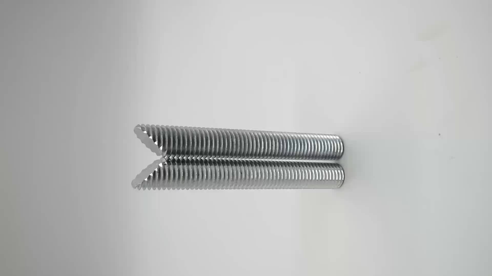 China Fastener Double End M10 Cutting Stainless Steel Threaded Rod