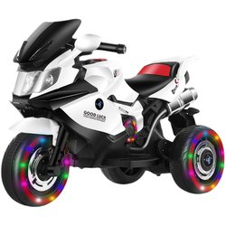Children's electric vehicle motorcycle boy charging tricycle can take toy car remote control dual -drive battery car