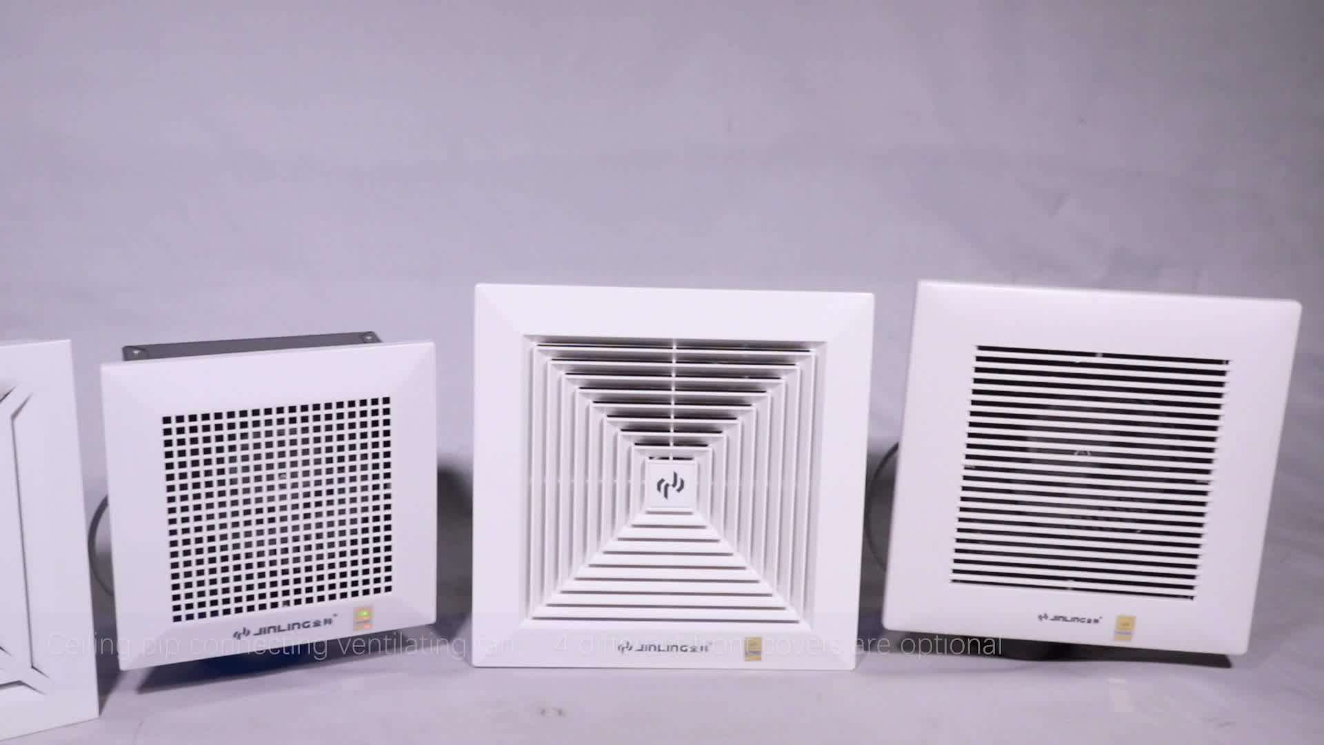 6"8" Full Metal Case Ceiling Duct Pipe Tubular Window Mount Bathroom