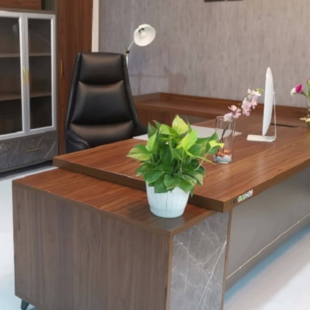 Iso Standard Walnut Long Cheap Elegant Principle Executive Manager