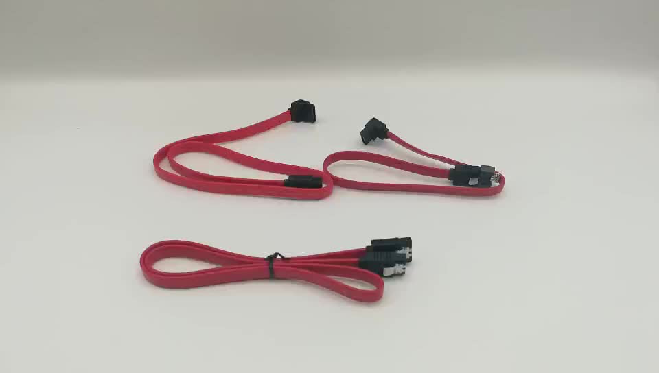 Custom Sata Data Cable Sata 3.0 Cable Sata3 Iii 6gb/s Right Angle 90