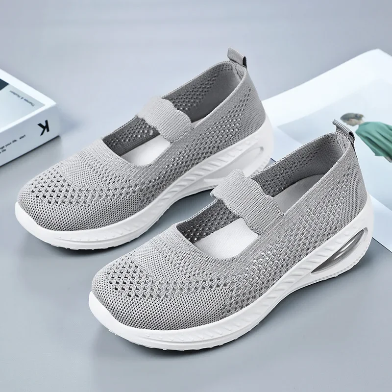 Shoes Women's All-match Summer New Old Beijing Cloth Shoes Women's Comfortable Breathable Mother Shoes Slip-on Women's Cross-border Shoes