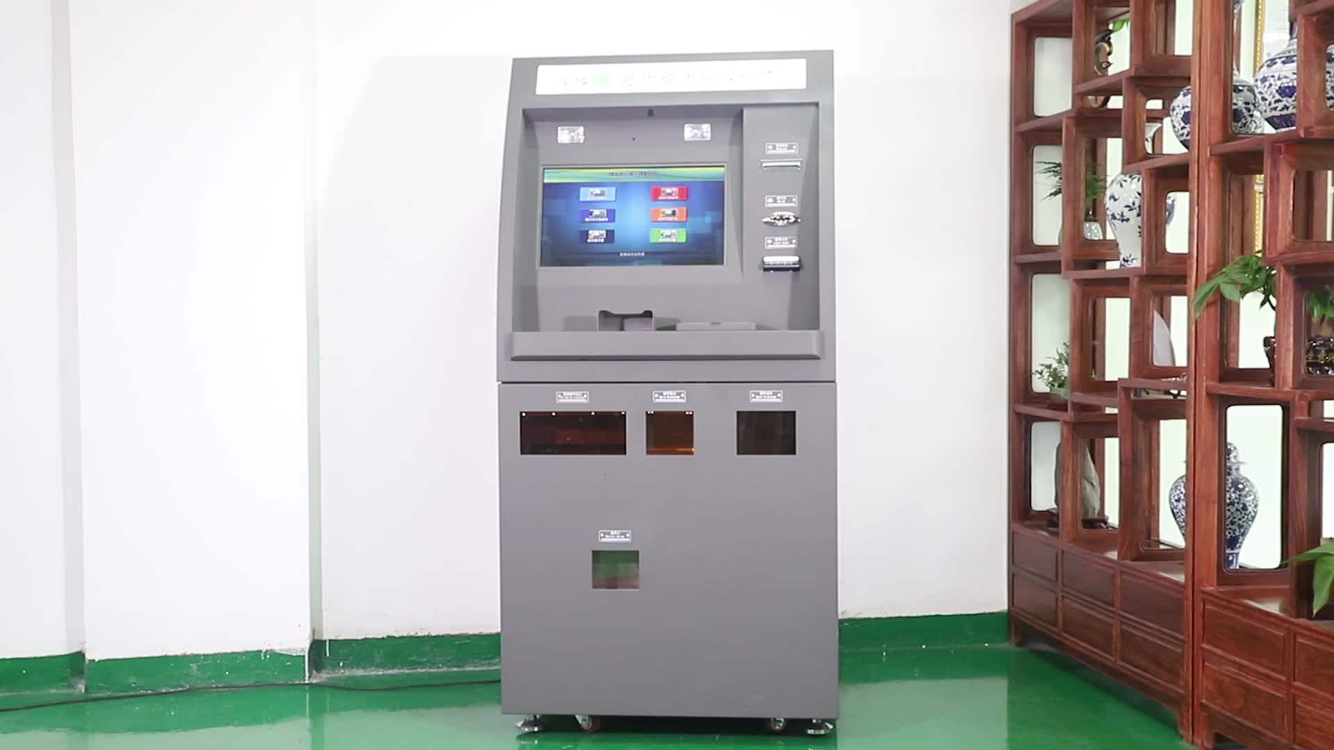 Self Service Bankingsystem Currency Free Standing Exchange Kiosk