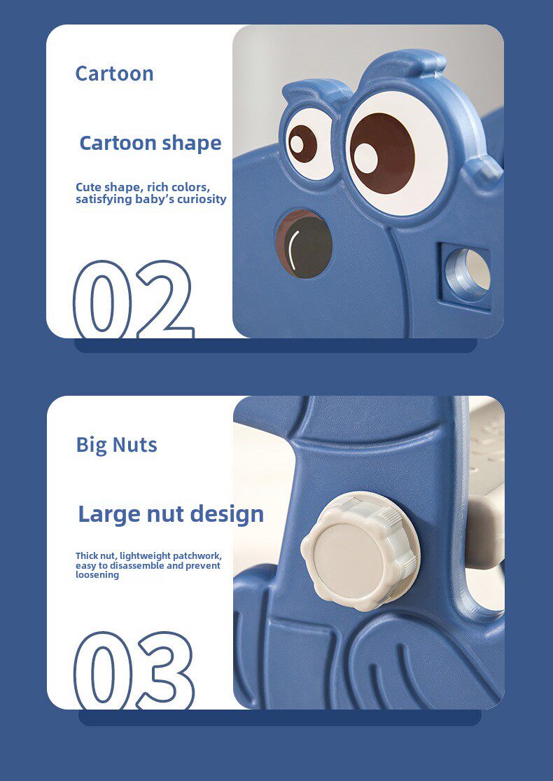 Слайд 儿童滑滑梯室内家用小型宝宝多功能滑梯折叠小孩玩具家庭游乐场 JIFANPAUL