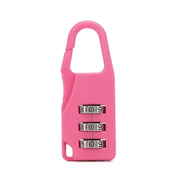 Plastic three-digit password padlock notebook anti-theft lock schoolbag pencil case password lock stationery diary gift padlock