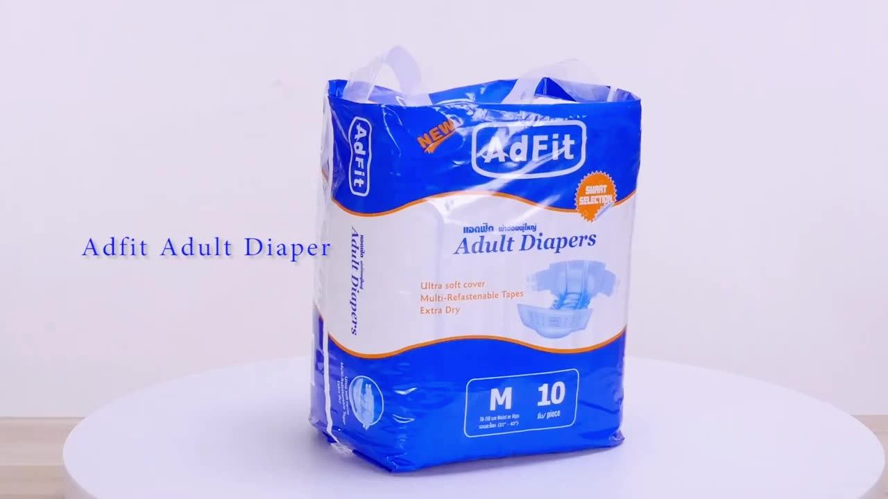 Adfit Top Quality Disposable Diaper Adult Custom Adult Diaper For