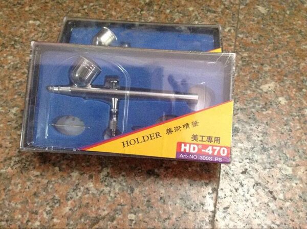 HOlDERHD－470 airbrush 470 internal adjustment airbrush 0 3 small air pump