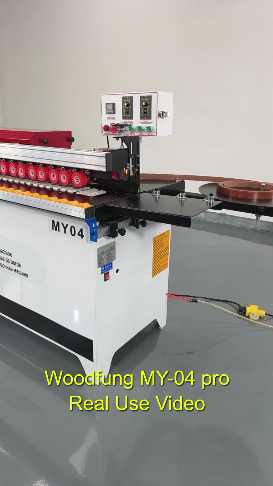 Automatic Woodworking Machine Plywood Pvc Melamine Edge Bander