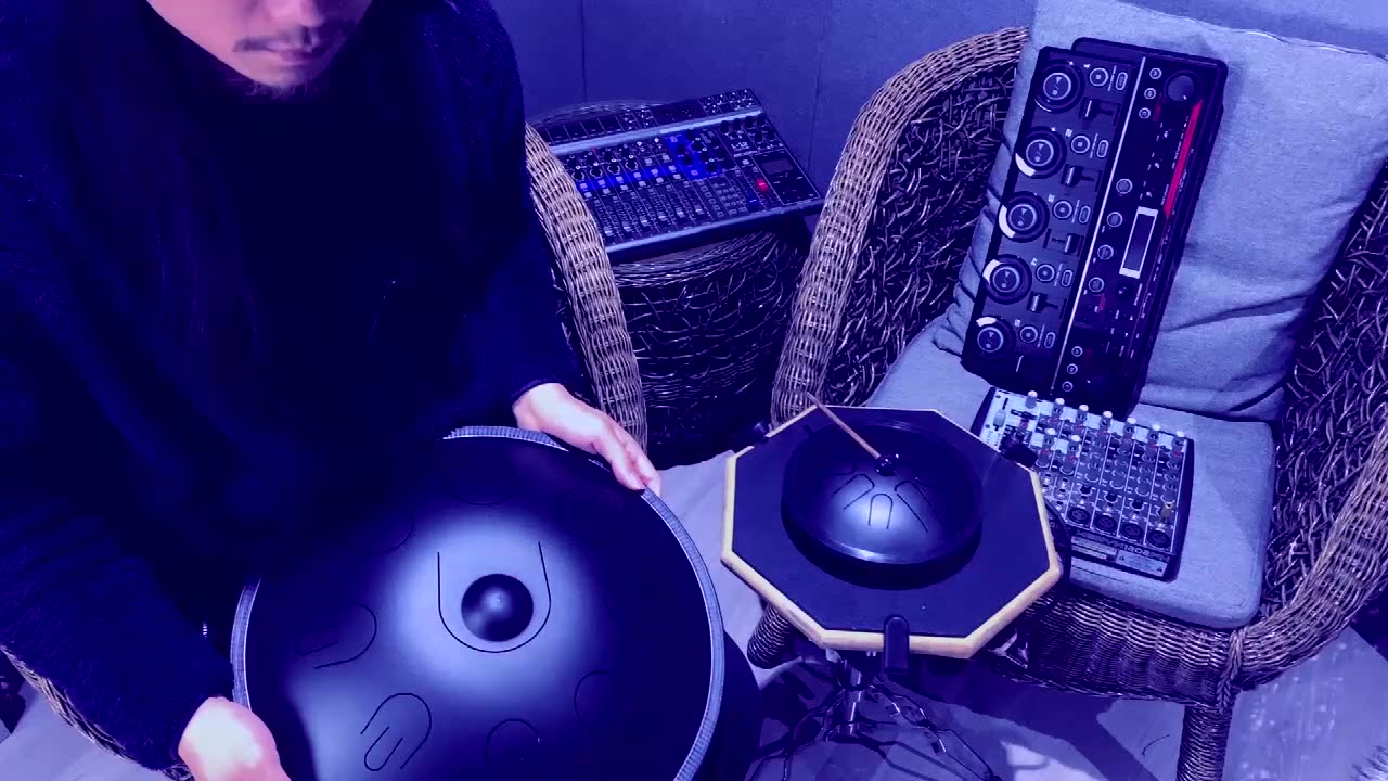 Hluru Tank Drum Musical Instrument 14 Inch 9 Note D Minor Pentatonic