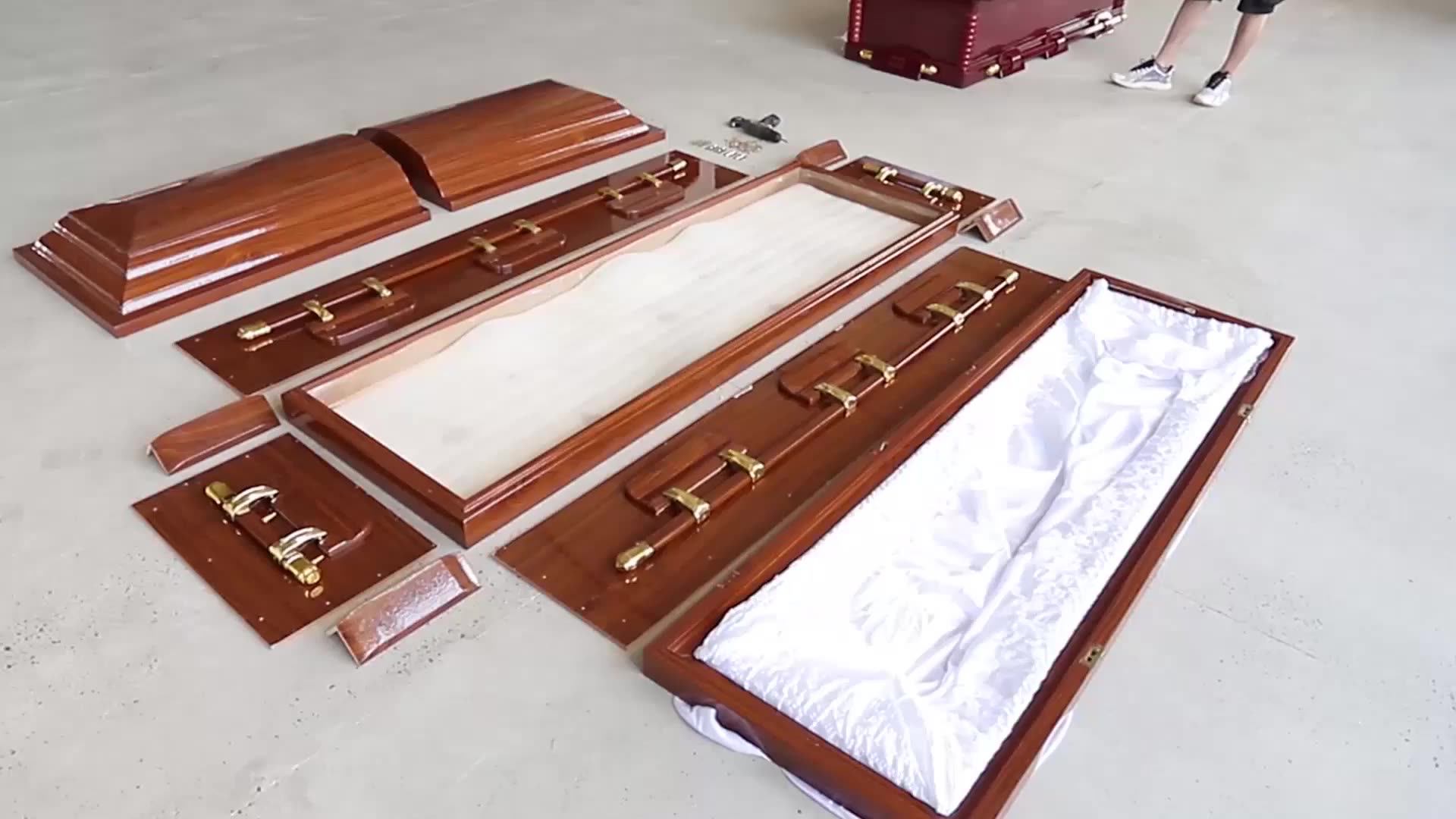 Jsec01 China Supplier Economic Casket And Coffins Wholesale Funeral