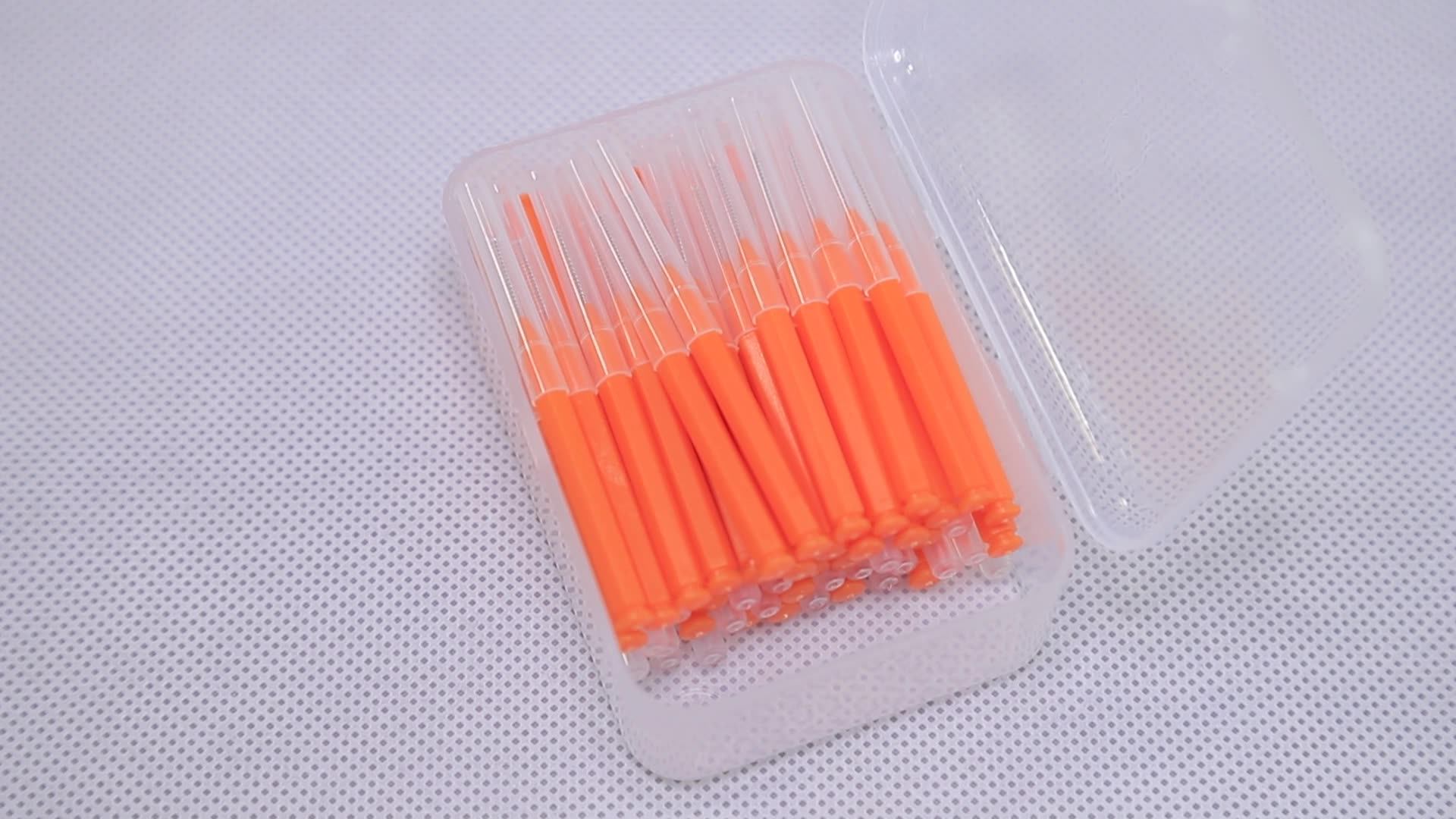 5pcs Packed Blister Card Interdental Brushes I Type Interdental Brush