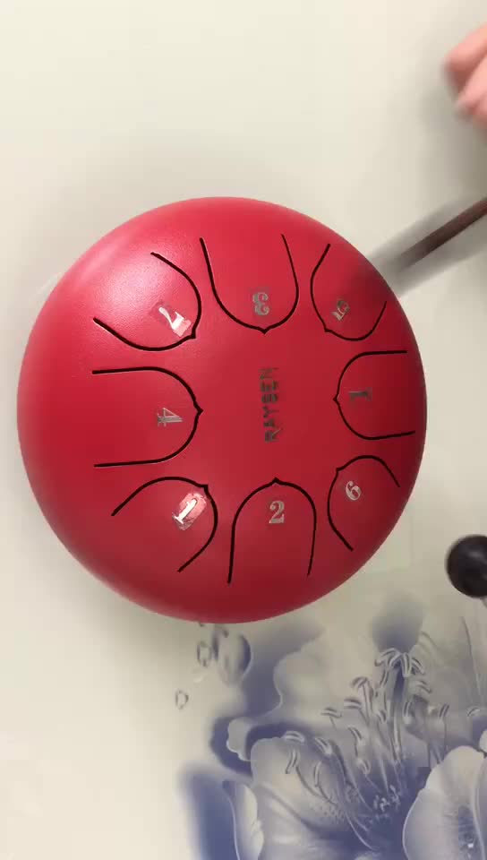 Hotsale 8 Inch 8 Notes Acoustic Drum Set Handpan Instrument Kids Drum