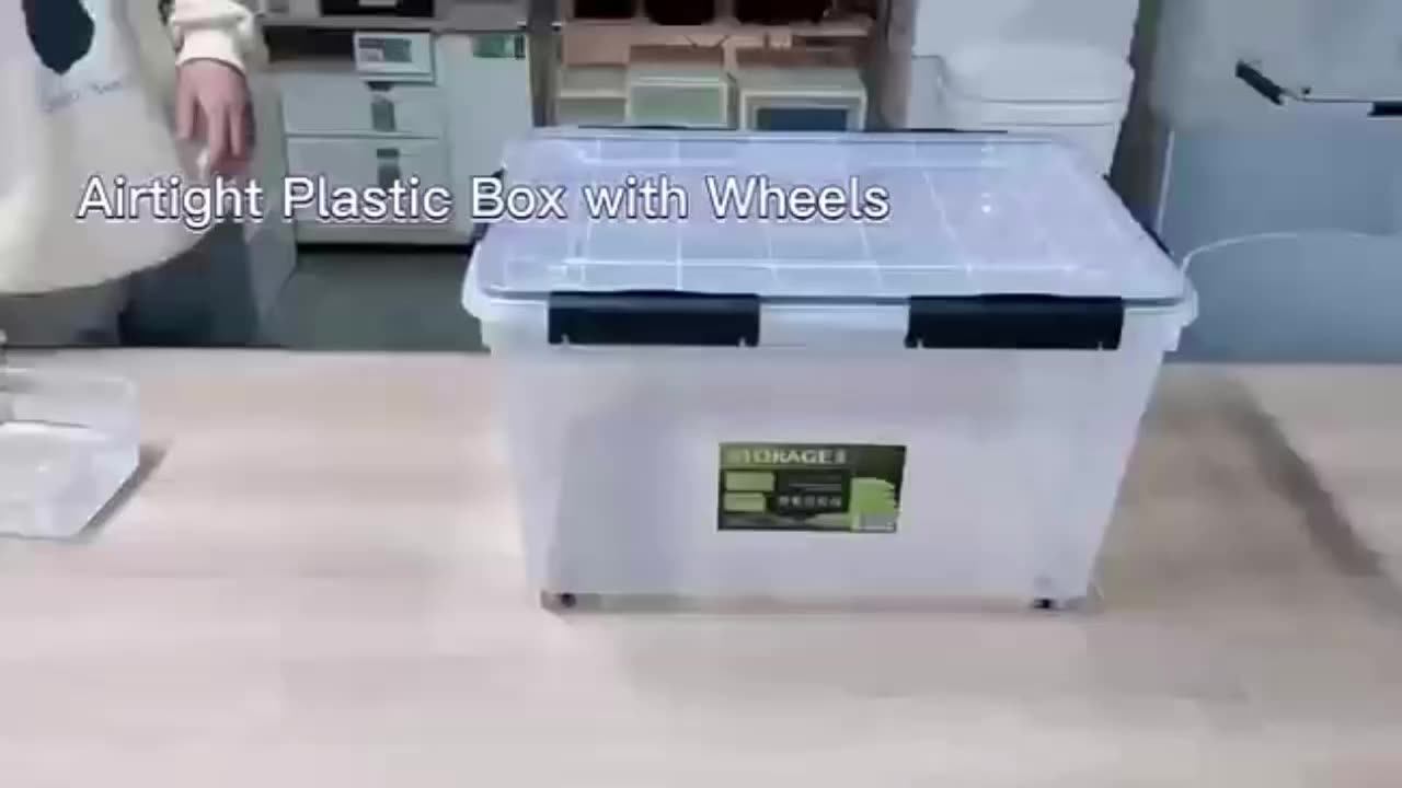 Large Clear Plastic Storage Containers For Clothes Leakproof Toy