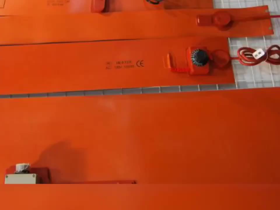 Black Colour 12 Volt Diesel Fuel Tank Heating Pad,Silicone Heater Pad